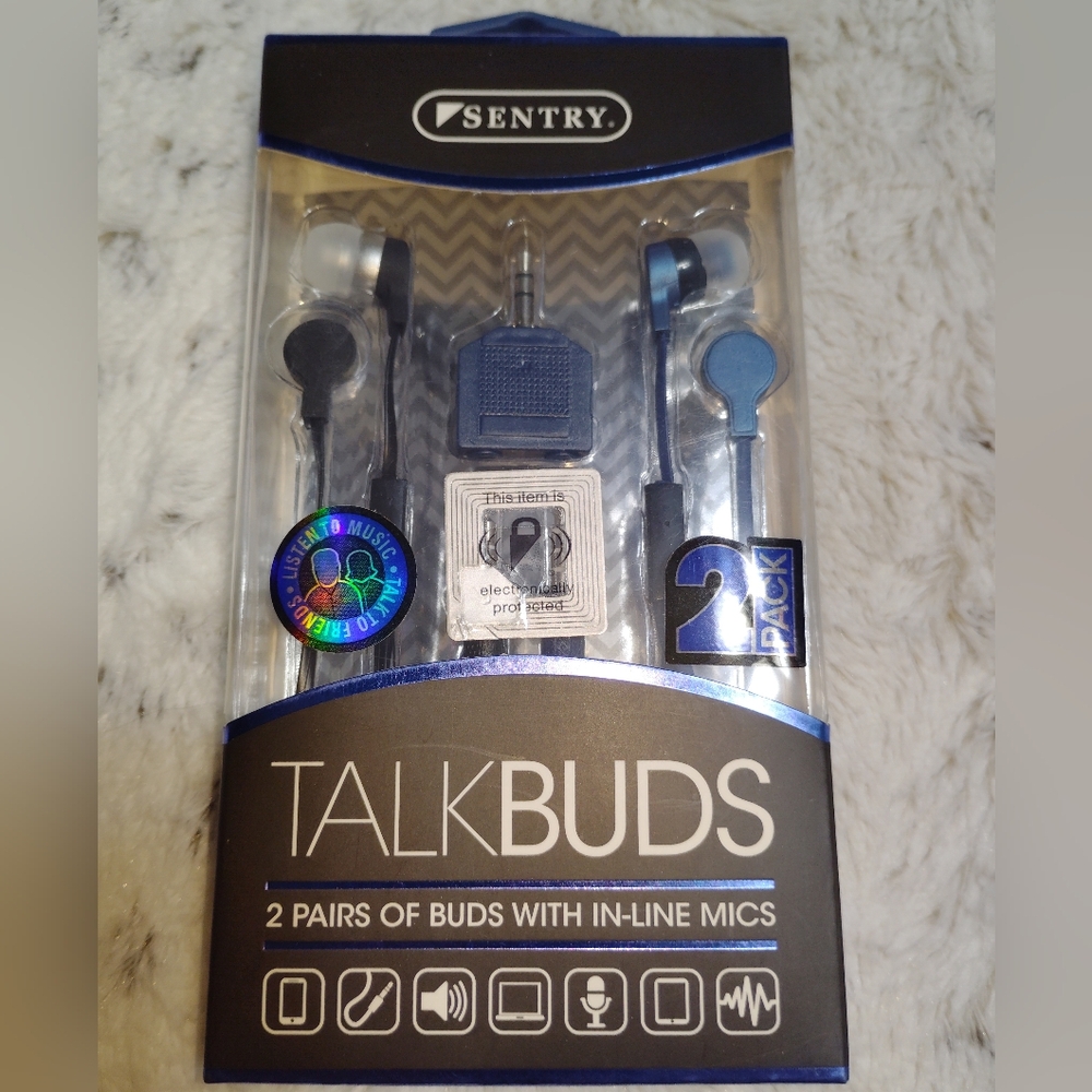 Sentry Wired Talk Buds, 2 ct